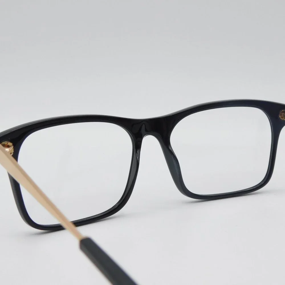 NEW CUTLER AND GROSS OF LONDON CGOP1175 BLACK GOLD SQUARE UNISEX EYEGLAS… - Picture 6 of 11